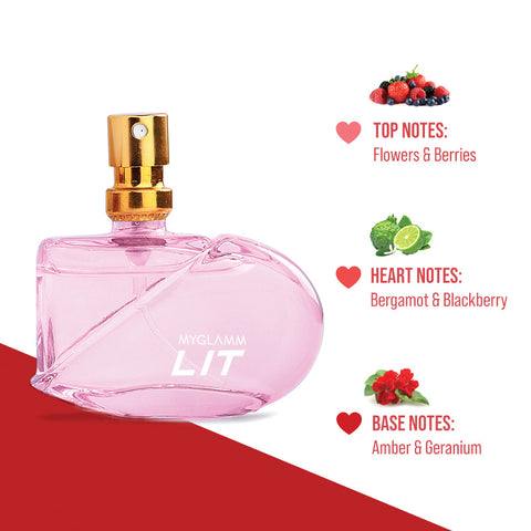 MyGlamm LIT XOXO Fragrance-Flirty-25ml