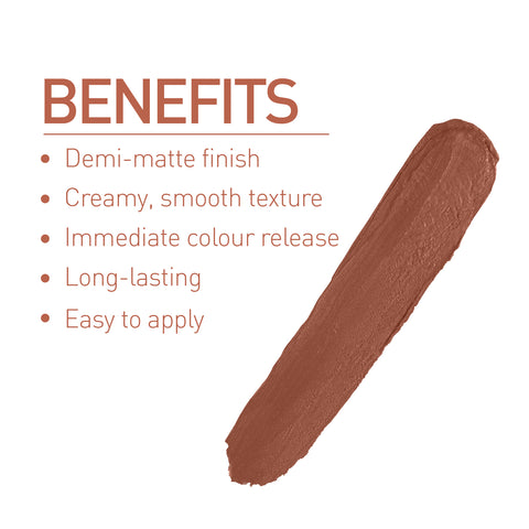 MyGlamm LIT Creamy Matte Lipstick-Old Fashion-3.7gm