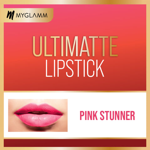 MyGlamm Ultimatte Long Stay Matte Liquid Lipstick-Pink Stunner-2.5ml