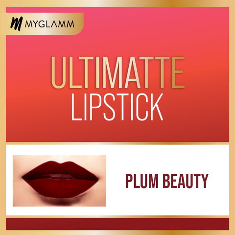 MyGlamm Ultimatte Long Stay Matte Liquid Lipstick-Plum Beauty-2.5ml