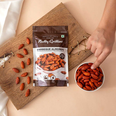 Nutty Gritties Southern Pepper Cashews, Barbeque Almonds and Thai Chilli Blend - 600g (3 Pack of 200g each)