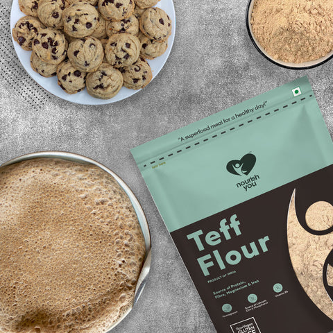 Nourish You Teff Flour - Gluten Free , 500g