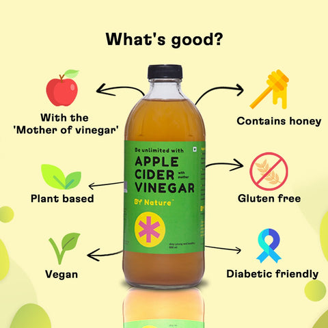 By Nature Apple Cider Vinegar with Mother, 500 ml