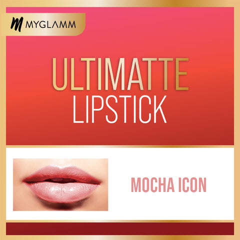 MyGlamm Ultimatte Long Stay Matte Liquid Lipstick-Mocha Icon-2.5ml