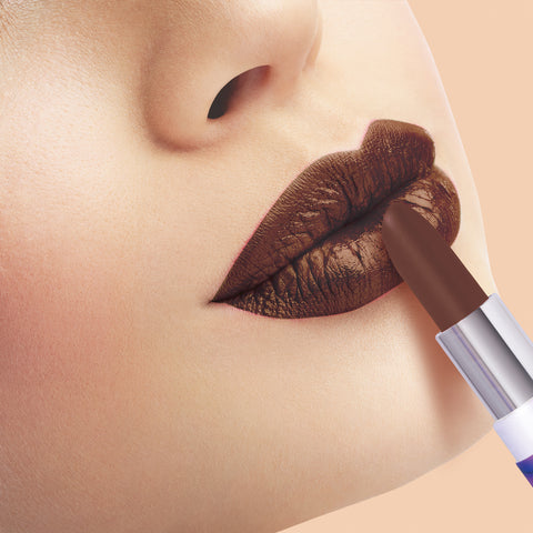 MyGlamm POSE HD Lipstick-Dark Brown-4gm