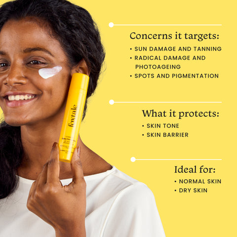 FoxTale CoverUp SPF 70+ PA++ Broad Spectrum Sunscreen Cream Sun Protects Your Skin from UVA+UVB Rays From The Sun and Blue Light Emitted From Screens, Reduces Hyperpigmentation, Evens Skin Tone, 50ml