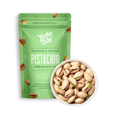 Yogabar Premium Pista 1kg | Roasted Salted Pista | Crunchy Pistachios |Tasty & Healthy Nuts Dry Fruits | Rich in Protein, Fibre, Gluten Free & Low Calories | Healthy Snacks | Dry Fruit Gift Pack