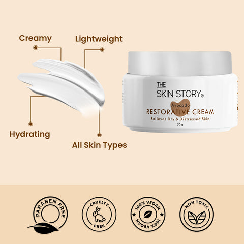 The Skin Story Moisturising Cream for Winters | Winter Care | Cream for Dry and Rough Skin | Enriched with Argan Oil | 50g