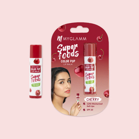 MyGlamm Color Pop Lip Balm-Cherry-4.6gm