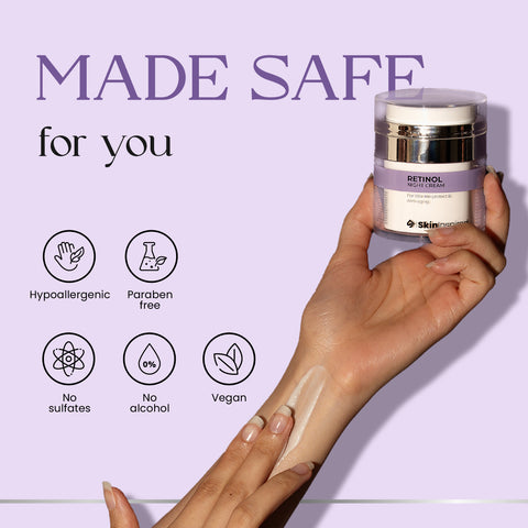 SkinInspired Retinol Night Cream For Wrinkles & Anti-Aging