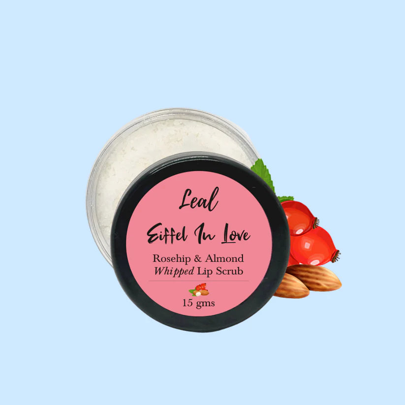 Leal Rosehip Almond Whipped Lip Scrub: Eiffel In Love