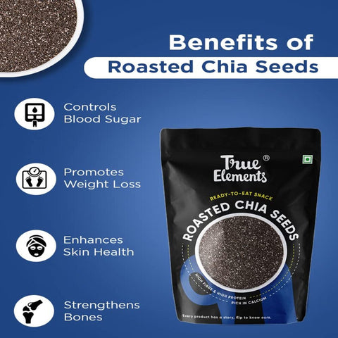 True Elements Roasted Chia Seeds