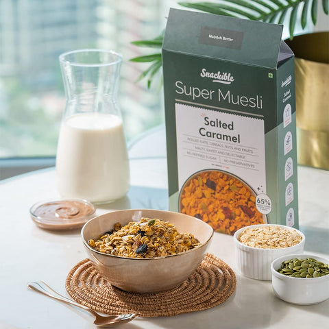 Snackible Salted Caramel Muesli - 375gm