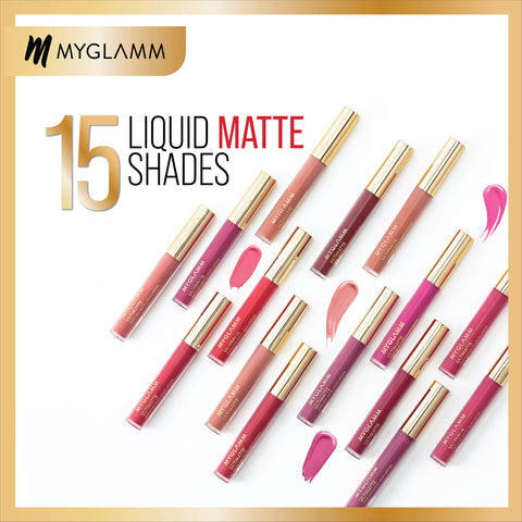 MyGlamm Ultimatte Long Stay Matte Liquid Lipstick-Pink Stunner-2.5ml