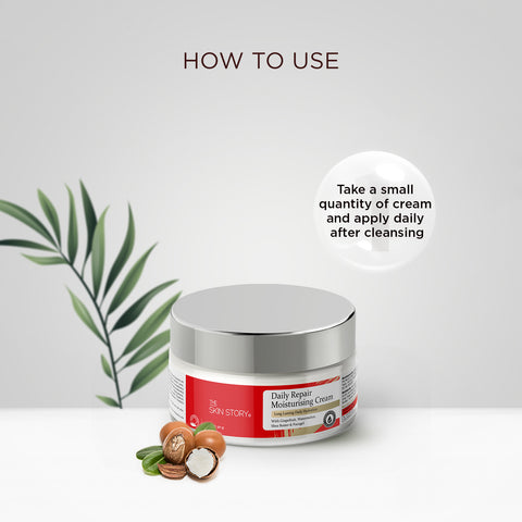 The Skin Story Moisturising Cream For Dry Skin | Heavy Weight |Face Moisturiser for Women|Watermelon, Shea Butter & Grapefruit| 50g