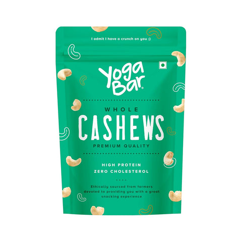 Yogabar Daily Cashews 900g | Perfect Protein Snack | Ideal for Smoothies, Salad Toppings and Indian Cuisine