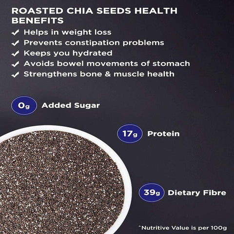 True Elements Roasted Chia Seeds