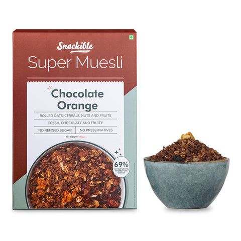 Snackible Chocolate Orange Muesli - 375gm