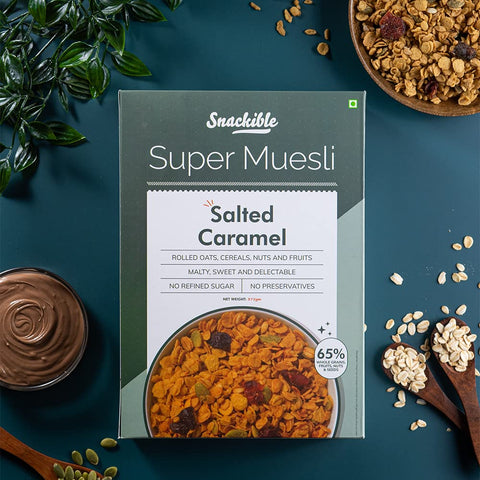 Snackible Salted Caramel Muesli - 375gm