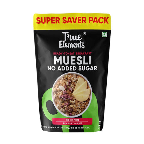 True Elements No Added Sugar Muesli