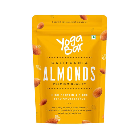 Yogabar Daily Almonds 900g | Nutritious Badam | Ideal for Snacking Soaked Almonds in the morning