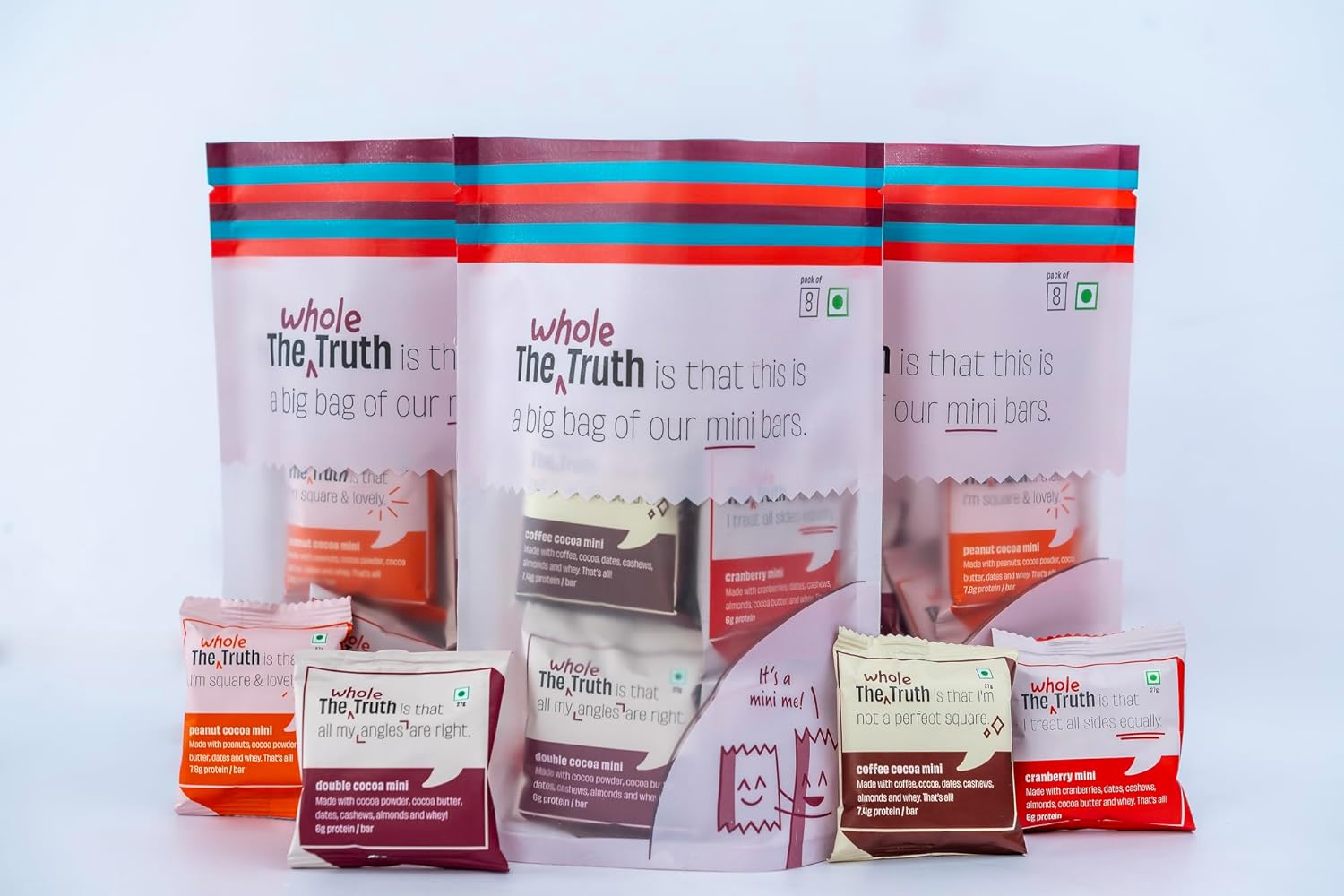 The Whole Truth - Protein Bar Minis - The Everyone Party - for Healthy Snacking