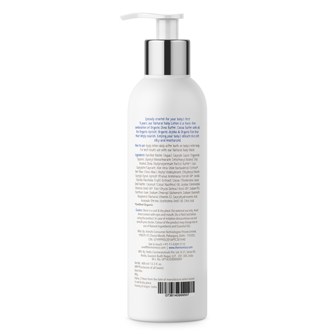 The Moms Co. Natural Baby Lotion | Australia-Certified | With Organic Apricot, Organic Jojoba and Organic Rice Bran Oils