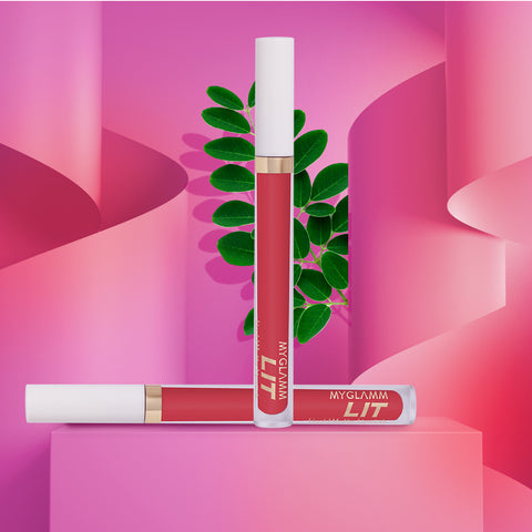 MyGlamm LIT Liquid Matte Lipstick-Zaddy-3ml