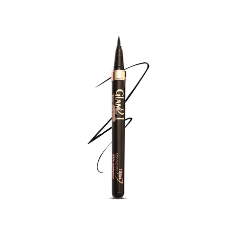 Glam21 Pen Eyeliner Long Lasting | Smudge Proof | Highly Pigmented | Artist Pen Eyeliner 2 g (Black)