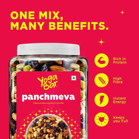 Yogabar Dry Fruits Panchameva 850 Jar