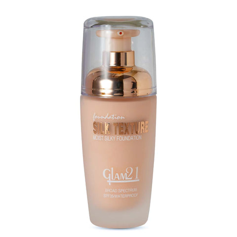 Glam21 Silk Foundation Lightweight, Hydrating, Oilfree, Longlasting SPF35 UV Protection Foundation (Shade-02, 50 g)