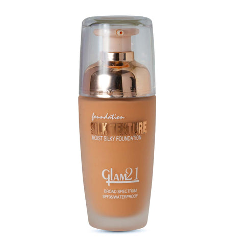 Glam21 Silk Foundation Lightweight, Hydrating, Oilfree, Longlasting SPF35 UV Protection Foundation (Shade-04, 50 g)