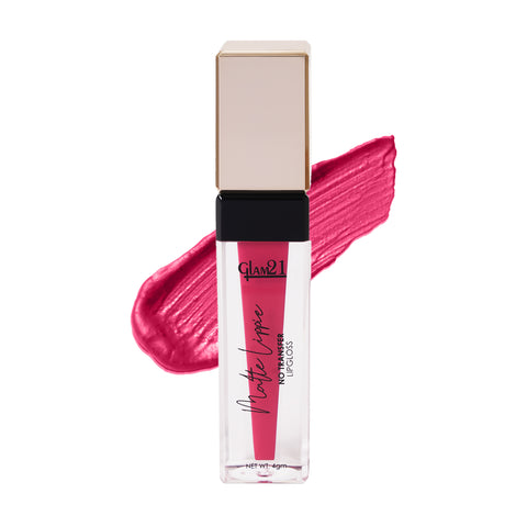 Glam21 Matte Lippie No Transfer Lip Gloss Lightweight Comfortable Creamy Formula (4 g, Pink Lagoon)