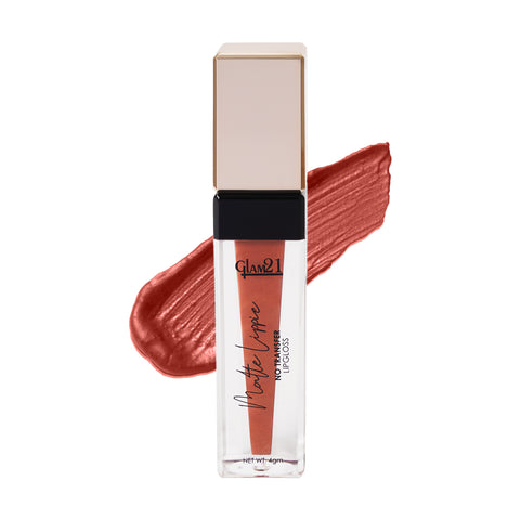 Glam21 Matte Lippie No Transfer Lip Gloss Lightweight Comfortable Creamy Formula (4 g, Wild Smoke)