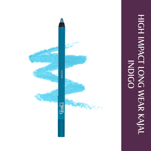 Glam21 High Impact Long Wear Kajal Smudgeproof, Transfer-resistant & Bold Pigmented (Indigo, 1.2 g)