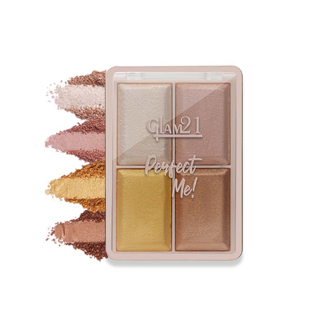 Glam21 Perfect Me! Highlighter-Weightless Illuminating Shimmer Texture Longwear Palette Highlighter (Shade-01)