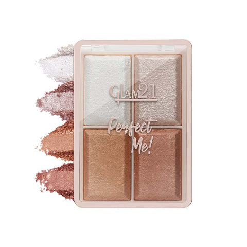 Glam21 Perfect Me! Highlighter-Weightless Illuminating Shimmer Texture Longwear Palette Highlighter (Shade-03)