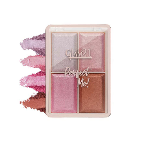 Glam21 Perfect Me! Highlighter-Weightless Illuminating Shimmer Texture Longwear Palette Highlighter (Shade-04)