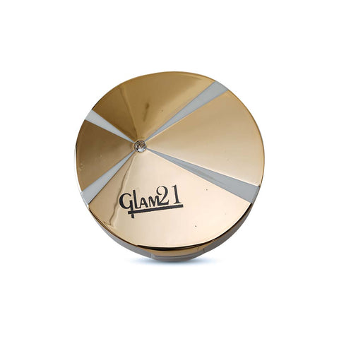 Glam21 Natural Essence Oil-Control Compact Powder| Longlasting Vitamin-E Matte Finish Compact (White Ivory, 20 g)