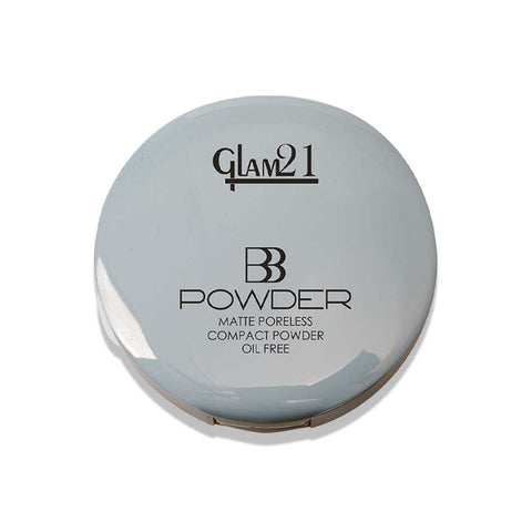 Glam21 BB Powder Instant Weightless Matte Finish | Longlasting Peerless Soft Skin 2in1 Compact (Natural, 20 g)