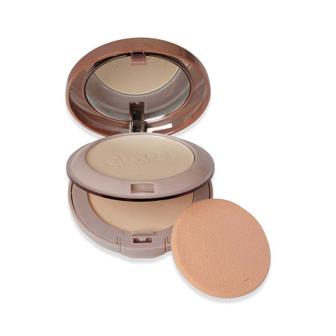 Glam21 Perfect Complexion Compact Powder for Oil Control& Longlasting Soft Matte Finish Compact (Warm Beige, 24 g)