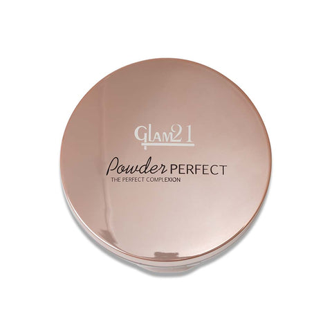 Glam21 Perfect Complexion Compact Powder for Oil Control& Longlasting Soft Matte Finish Compact (Warm Beige, 24 g)