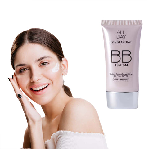 Glam21 BB Cream Instant Brightness Longlasting Coverage+SPF30| Lightweight Soft Texture Foundation, 40g (Shade-A03 PASTELLE)