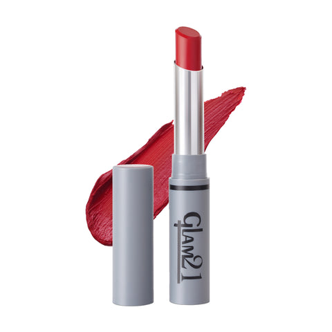 Glam21 Non Transfer Lipstick-Longlasting & Lightweight Creamy Matte Formula, 2.8g - Red Mousse-01