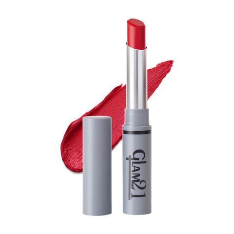 Glam21 Non Transfer Lipstick-Longlasting & Lightweight Creamy Matte Formula, 2.8g - Give Me Red-03