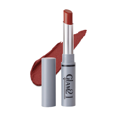 Glam21 Non Transfer Lipstick-Longlasting & Lightweight Creamy Matte Formula, 2.8g - Fliter Coffee-15