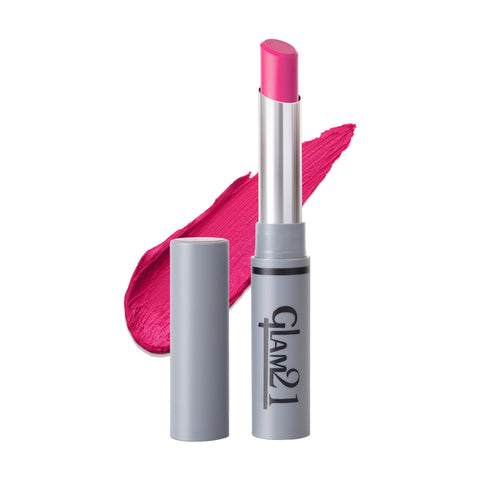 Glam21 Non Transfer Lipstick-Longlasting & Lightweight Creamy Matte Formula, 2.8g - Wild Magenta-17