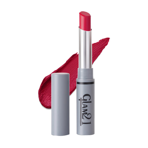 Glam21 Non Transfer Lipstick-Longlasting & Lightweight Creamy Matte Formula, 2.8g - Tease Me-18