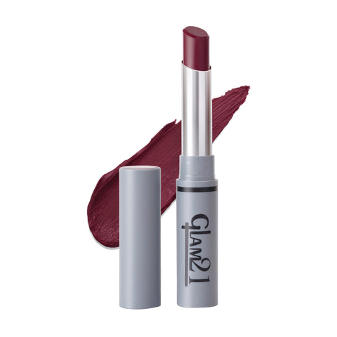 Glam21 Non Transfer Lipstick-Longlasting & Lightweight Creamy Matte Formula, 2.8g - Rustic Red-19