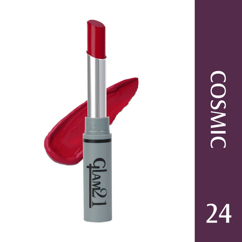 Glam21 Non Transfer Lipstick-Longlasting & Lightweight Creamy Matte Formula, 2.8g - Cosmic-24